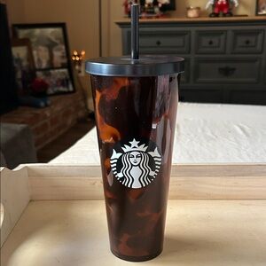 Starbucks Brown Tortoise Tumbler